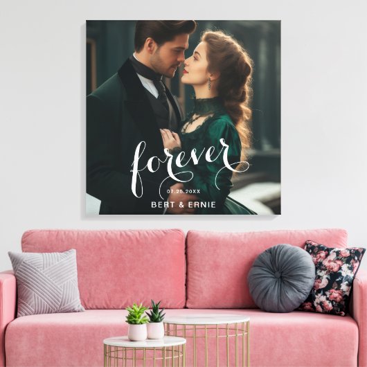Liefde en Herinnering 60 cm Vierkant Canvas (Insitu (Woonkamer))