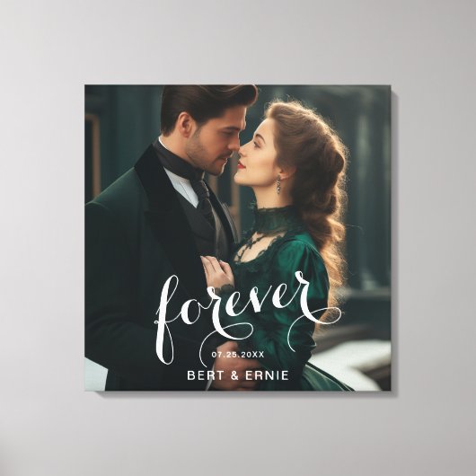 Liefde en Herinnering Vierkant Canvas 60 cm Afdruk (Voorkant)