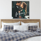 Liefde en Herinnering Vierkant Canvas 60 cm Afdruk (Insitu (Slaapkamer))