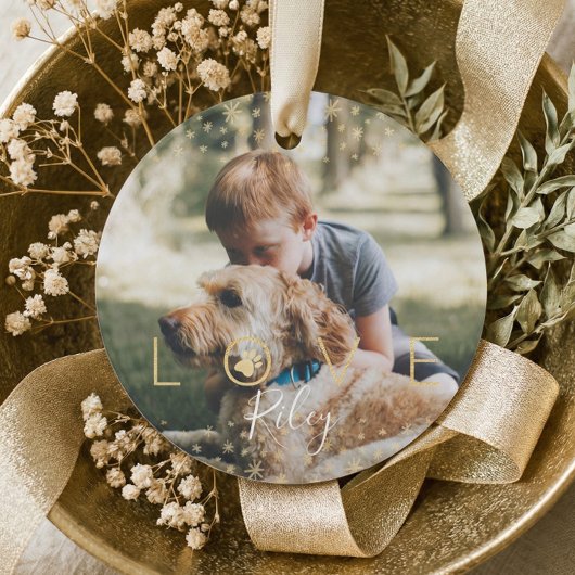 Liefde en herinneringen | Holiday Stars Pet Memori Ornament