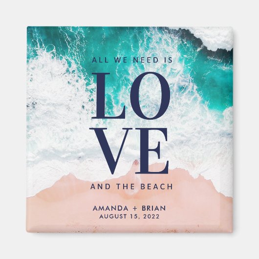 Liefde en het Beach kusthuwelijk Magneet (Voorkant)