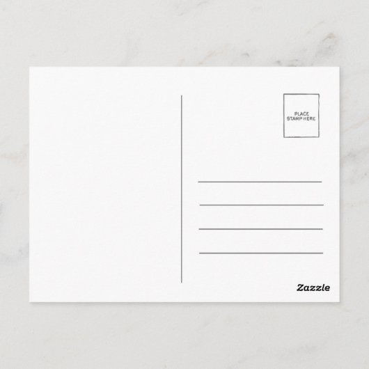 Liefde en het strand bruiloft Dank u Briefkaarten (Achterkant)