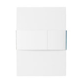 Liefde en het strand bruiloft uitnodigingen Bands Uitnodigingen Wikkel (Achterkant Voorbeeld)