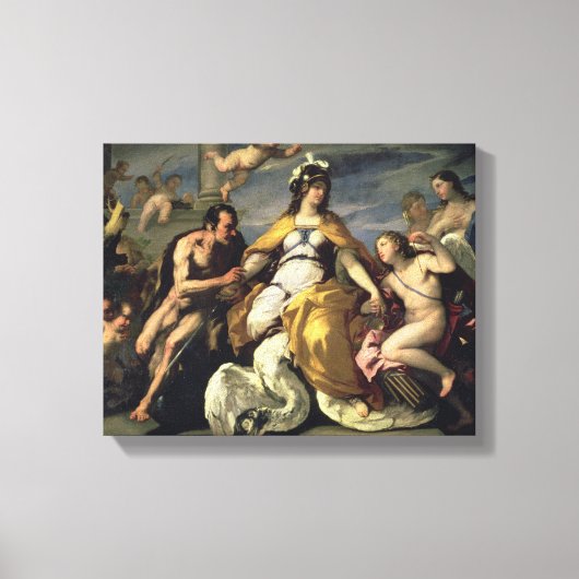 Liefde en het Vices Disarm-oordeel Canvas Afdruk (Voorkant)