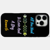 Liefde en hondenvriendschap herinnering Case-Mate iPhone case (Achterkant (horizontaal))