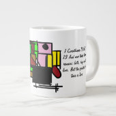 Liefde en hoop grote koffiekop (Voorkant rechts)