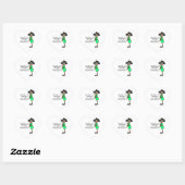 Liefde en Huwelijk Humor Hart Sticker (Vel)