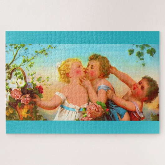 Liefde en jaloezie legpuzzel (Horizontaal)