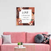 Liefde en je cosmetoloog Boho stijl Canvas Afdruk (Insitu (Woonkamer))