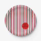 Liefde en Joy komen naar je feestdag Papieren Bordje (Voorkant)