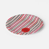 Liefde en Joy komen naar je feestdag Papieren Bordje (Gekanteld)