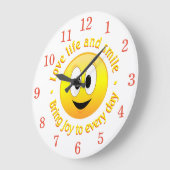 Liefde en Joy met een gezicht Grote Klok (Hoek)