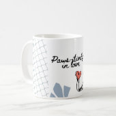 Liefde en kat thema mok thema (Voorkant links)