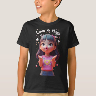 Liefde en knuffels Grappig Uniseks Design voor Man T-shirt