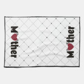 Liefde en knuffels Moeder's Keuken Handdoek (Horizontaal)