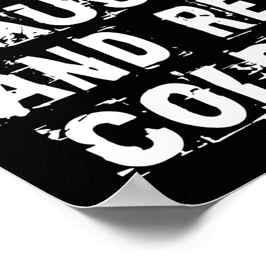 Liefde en koude bier poster (Hoek)