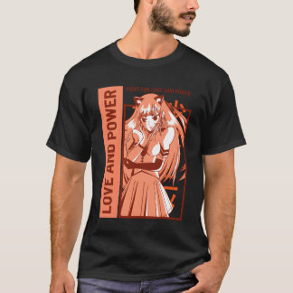 Liefde en kracht anime grappig t-shirt