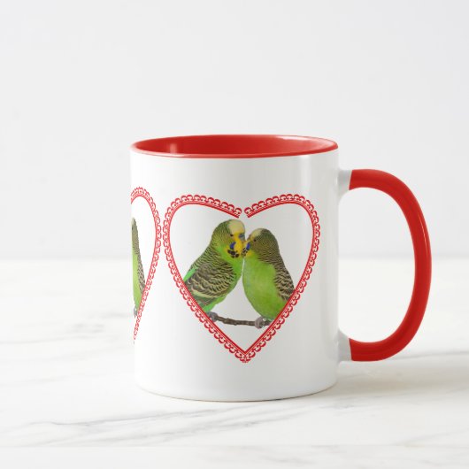 Liefde en Kus Mug Mok (Rechts)