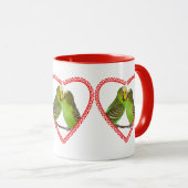 Liefde en Kus Mug Mok (Voorkant rechts)