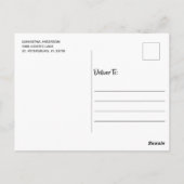 Liefde en Kusjes Foto Valentijn Briefkaart (Achterkant)