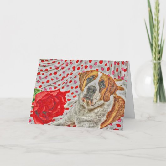 Liefde en Kussen Kaart (Voorkant)