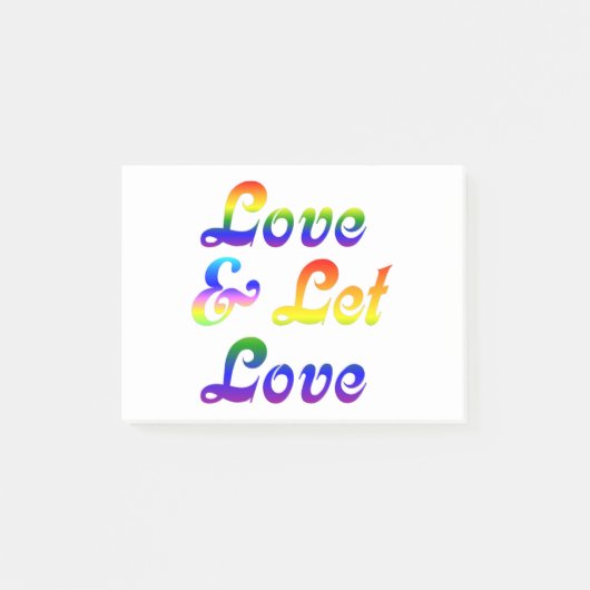 LIEFDE EN LAAT LIEFDE POST-IT® NOTES (Voorkant)