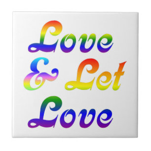LIEFDE EN LAAT LIEFDE TEGELTJE