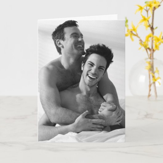 Liefde en Lachen Kaart (Gele Bloem)