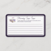 Liefde en Lavendel | Bericht over geheugenbaan Informatiekaartje (Voorkant)