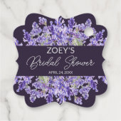 Liefde en Lavendel | Elegant bloemig Vrijgezellenf Bedankjes Labels (Achterkant)