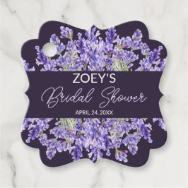 Liefde en Lavendel | Elegant bloemig Vrijgezellenf Bedankjes Labels