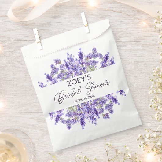 Liefde en Lavendel | Elegant bloemig Vrijgezellenf Bedankzakje (Geknipt)