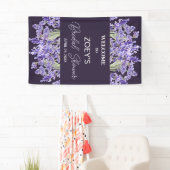Liefde en Lavendel | Elegant bloemig Vrijgezellenf Spandoek (Insitu)