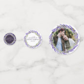 Liefde en Lavendel | Moderne Bloemen in Waterverf Confetti (Voorkanten)