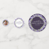 Liefde en Lavendel | Moderne Bloemen in Waterverf Confetti (Achterkanten)