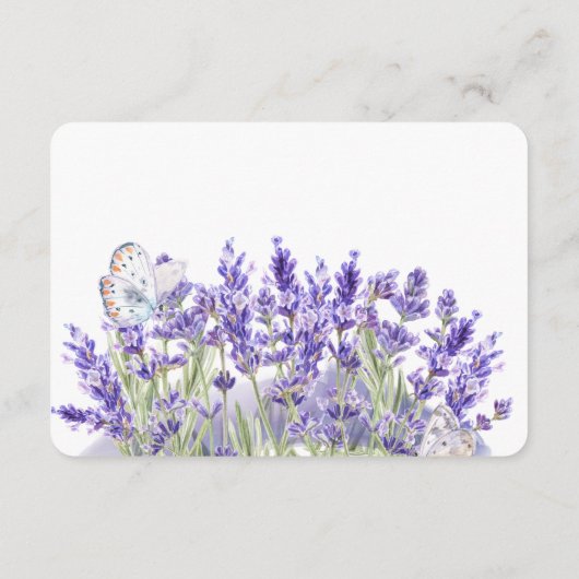 Liefde en Lavendel | Recept van Liefde Informatiekaartje (Achterkant)