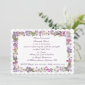 Liefde en lavender kaart (Staand voorkant)