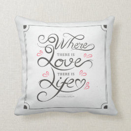 Liefde en levensinspirerende prijsopgave | Sierkus Kussen