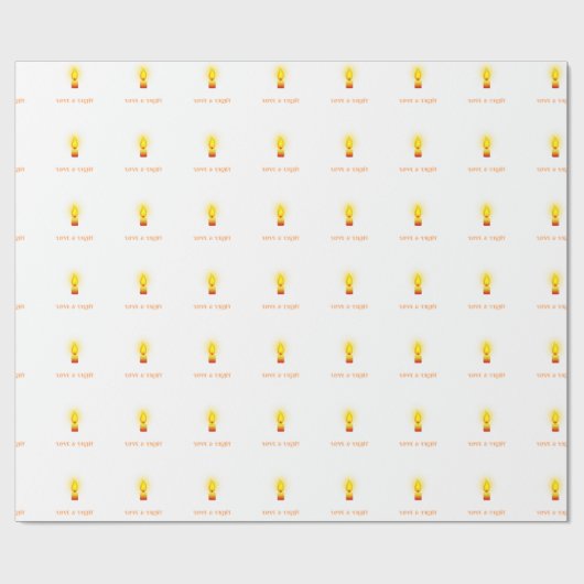 'Liefde en Licht' citaat Cadeaupapier (Vlak)