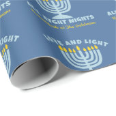 Liefde en licht - de acht nachten van Chanoeka Cadeaupapier (Rol Hoek)