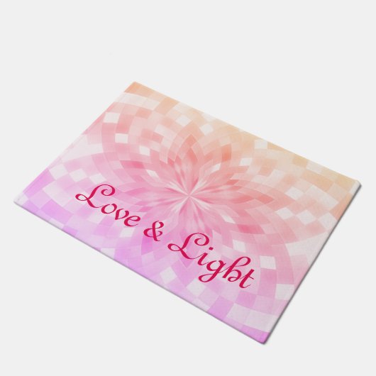 Liefde en licht deurmat (Schuin)