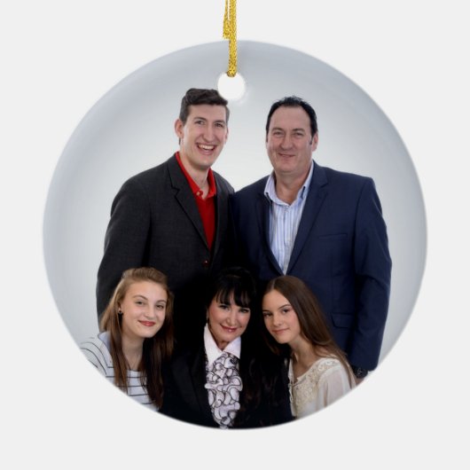 Liefde en licht | Faux-Folie Lovely Bokeh Hanukkah Keramisch Ornament (Achterkant)