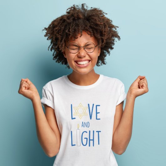 Liefde en Licht Hannukah T-shirt