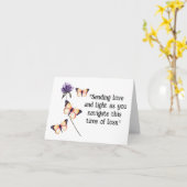 Liefde en licht kaart (Gele Bloem)