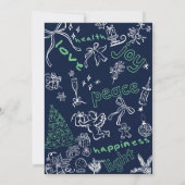 Liefde en Licht Kerst- en Wenskaart Feestdagenkaart (Achterkant)