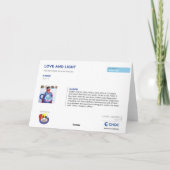 Liefde en Licht - Kinderkunst voor CHOC Bedankkaart (Achterkant)