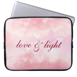 Liefde en licht laptop sleeve