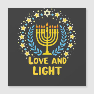 Liefde en Licht Menorah Joodse Hanukkah-viering