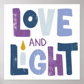 Liefde en Licht Poster