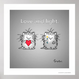 Liefde en licht van Sandra Boynton Poster